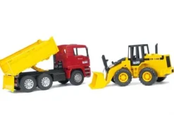 Bruder 2752 Man TGA kiepauto met gele shovel FR130 Fashion
