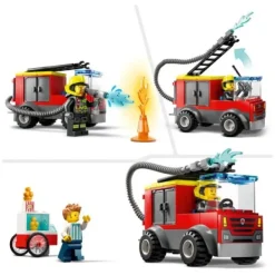 Lego 60375 City De Brandweerkazerne En De Brandweerwagen Fashion