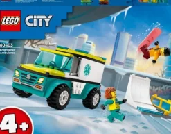 Lego 60403 City Vehicle Ambulance En Snowboarder Fashion
