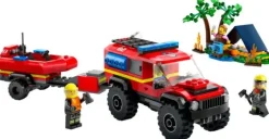 Lego 60412 City 4X4 Brandweerauto Met Reddingsboot Discount