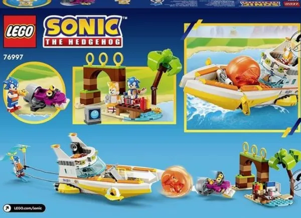 Lego 76997 Sonic Tails' Avonturenboot New