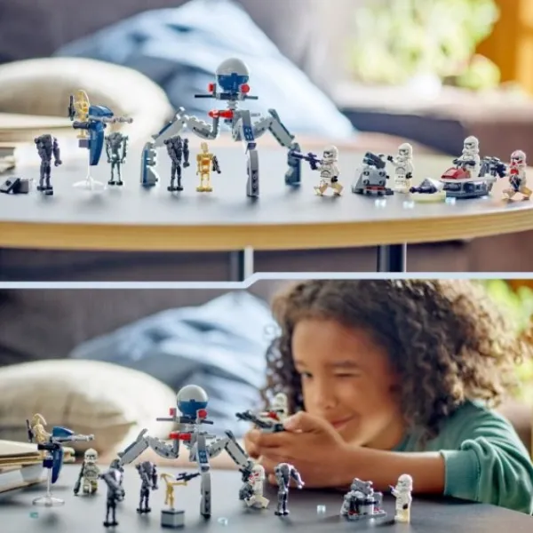 Lego 75372 Star Wars Clone Trooper & Battle Droid Battle Pack Sale