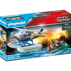Playmobil 70779 politiewatervliegtuig: smokkelaar achtervolging Discount