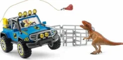 Schleich 41464 Terreinwagen Met Dino-Buitenpost Online