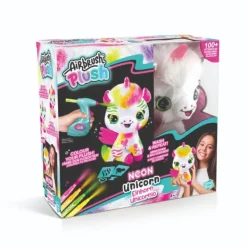 De Grote Speelgoedwinkel Airbrush Pluche Neon Unicorn Online