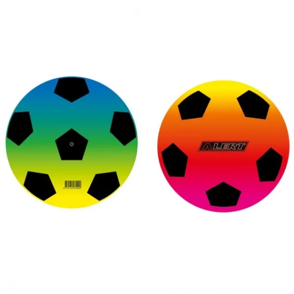 Alert Voetbal PVC Regenboog / Maat 5 / 200 Gr New