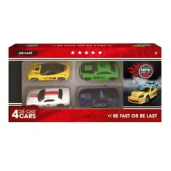 Rapid Wheels Auto Diecast 4 in Doos Best