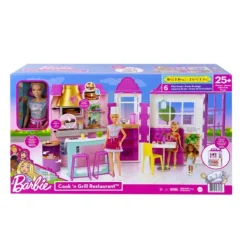 Mattel Barbie Cook 'n Grill Restaurant Doll And Playset Best