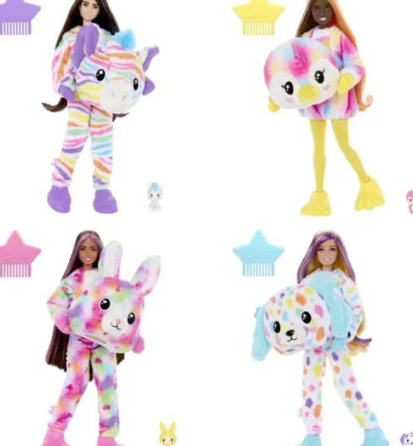 Barbie cutie reveal color dream wit/roze Discount