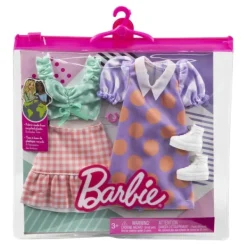 Barbie Fashion Polka Dot 2 Outfits Clearance