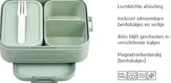 Mepal Bento Lunchbox Take A Break Midi Nordic Sage New