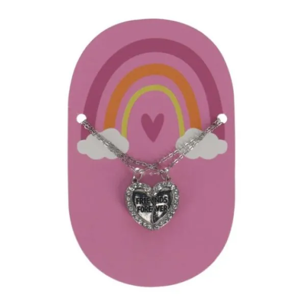 De Grote Speelgoedwinkel Best Friends Forever Ketting Zilverkleur Hart Clearance