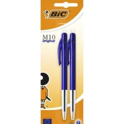 De Grote Speelgoedwinkel Bic balpen m10 blauw 2 stuks Fashion