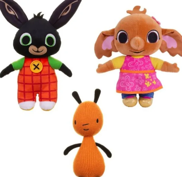 De Grote Speelgoedwinkel Bing, Flop En Sula Pluche 3-Pack New
