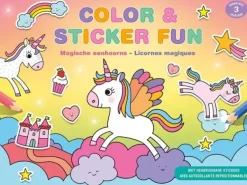 Deltas Boek Color & Sticker Fun Magische Eenhoorns (vanaf 3 jaar) Discount