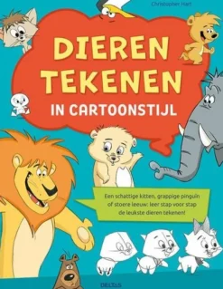 Deltas Boek Dieren Tekenen In Cartoonstijl Discount