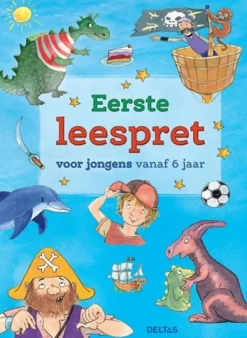 Deltas Boek Eerste Leespret voor Jongens vanaf 6 Jaar Hot