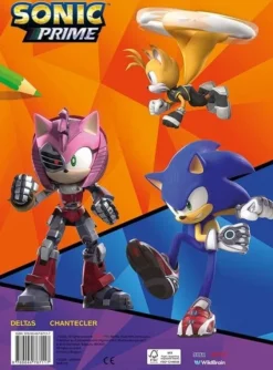 De Grote Speelgoedwinkel Boek Sonic Prime Color Kleurboek Fashion