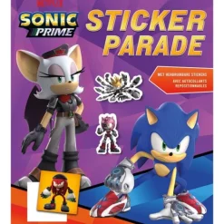 Deltas Boek Sonic Prime Sticker Parade New