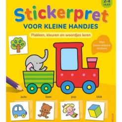 Deltas Boek stickerpret kleine handjes (2-4 jaar) Outlet