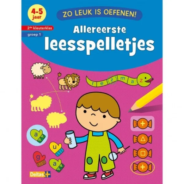 Deltas Boek Zo Leuk Is Oefenen Leesspelletjes (4-5 Jaar) Outlet