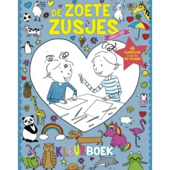 De Grote Speelgoedwinkel Boek Zoete Zusjes Kleurboek Met Meer Dan 100 Stickers Online