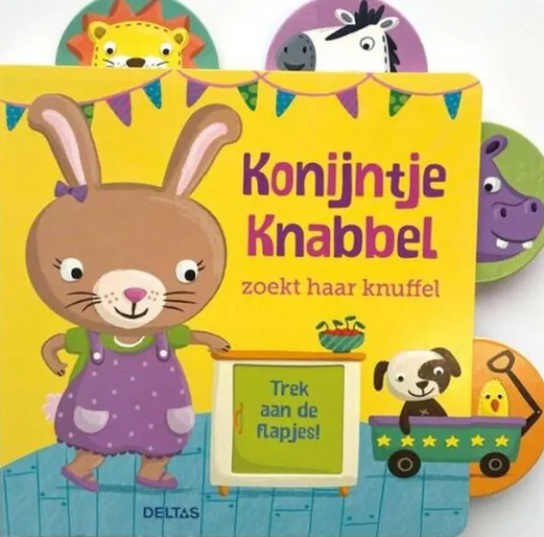 Deltas Boekje Konijntje Knabbel Zoekt Haar Knuffel Fashion