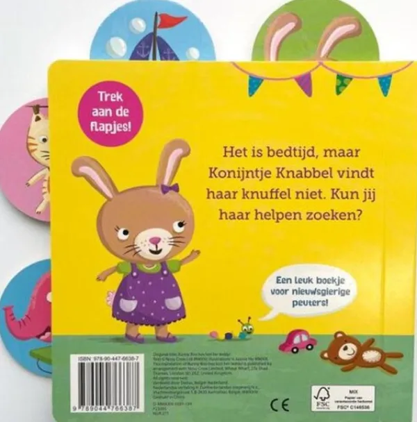Deltas Boekje Konijntje Knabbel Zoekt Haar Knuffel Fashion