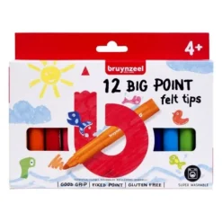 Bruynzeel Big Point Viltstiften 12 Stuks Fashion