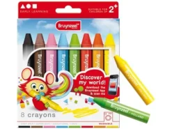 Bruynzeel Dikke Waskrijtjes 8 stuks Clearance