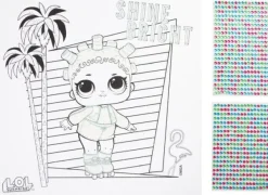 De Grote Speelgoedwinkel Canvas Emoji LOL Suprise! Met Diamant Fashion