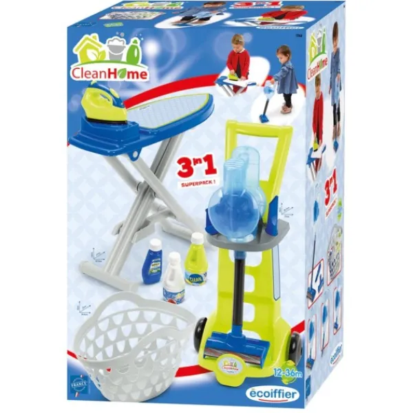 De Grote Speelgoedwinkel Cleanhome 3in1 cleaning set Fashion