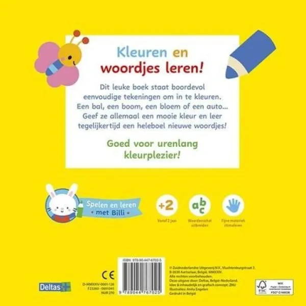 Deltas Color Fun Lange oortjes Kleurboek Online