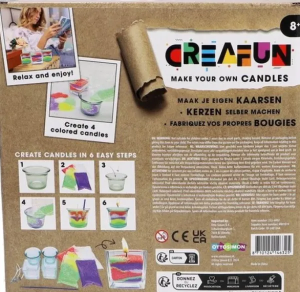 Creafun Hobbyset Maak Je Eigen Kaarsen Clearance