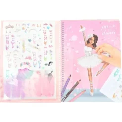 Depesche Create Your Topmodel Kleurboek Met Stickers Ballet Clearance