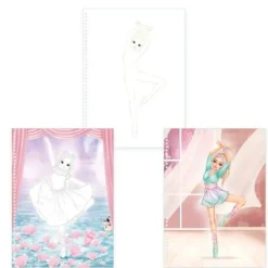 Depesche Create Your Topmodel Kleurboek Met Stickers Ballet Clearance