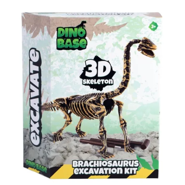 De Grote Speelgoedwinkel Dinobase Dino Uitbikken Brachiosaurus 3d Set Sale
