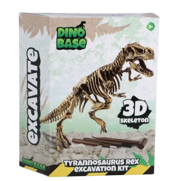 De Grote Speelgoedwinkel Dinobase Dino Uitbikken T-rex 3d Set Sale
