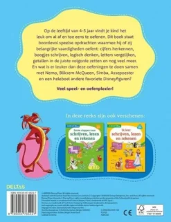Deltas Disney Allereerste Stappen Naar Schrijven, Lezen En Tellen (4-5 jaar) Best