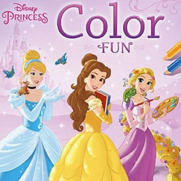 Deltas Disney Color Fun Princess Kleurboek New