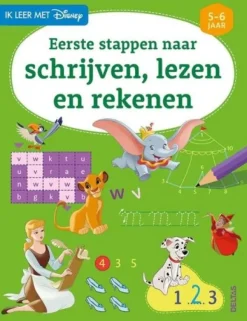 Deltas Disney Eerste Stappen Naar Schrijven, Lezen En Rekenen (5-6 jaar) Hot