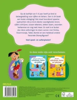 Deltas Disney Eerste Stappen Naar Schrijven, Lezen En Rekenen (5-6 jaar) Hot