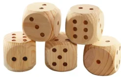 Alert Dobbelsteen xl hout met scoreblok Sale