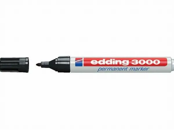 Edding 3000 Zwart 1.5-3Mm Hot