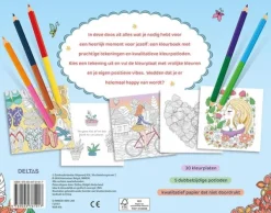 Deltas Feel happy coloring - kleurboek & potlodenset Sale