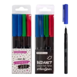 Verhaak Fineliners 4 stuks Liefste Juf Outlet
