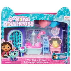 Spinmaster Gabby's Dollhouse Deluxe Room Mercat's Bathroom Sale