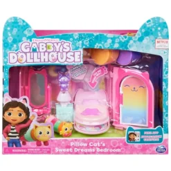 Spinmaster Gabby's Dollhouse Deluxe Room Pillow Cat's Bedroom Hot