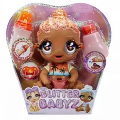 MGA Glitter Babyz Solana Sunburst Coral Pink Online