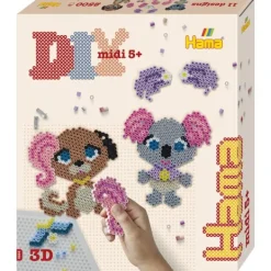 Hama Strijkkralen 2500 Stuks 3d Dieren Salon Hot
